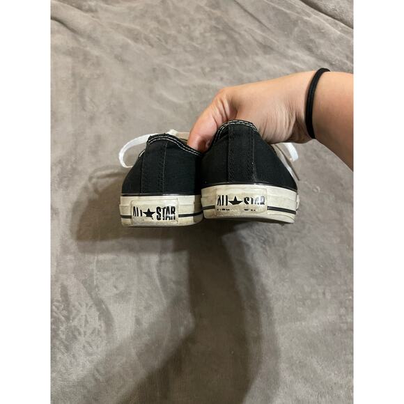 Converse Chuck Taylor Black SZ 10 Men 12 Women Low Top Tie New Strings - Picture 2 of 6